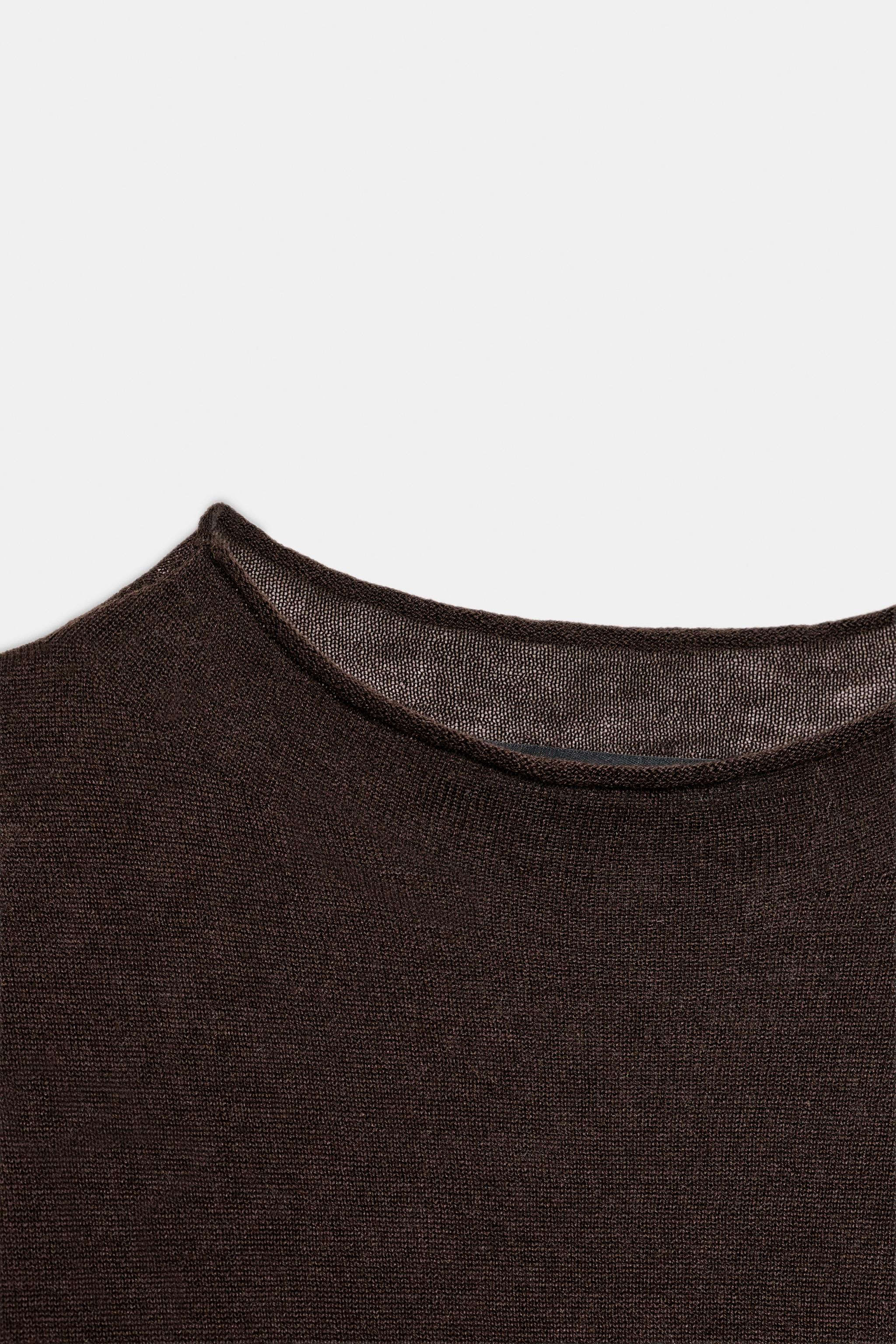 TOP EN LAINE ET SOIE EXTRA FINE